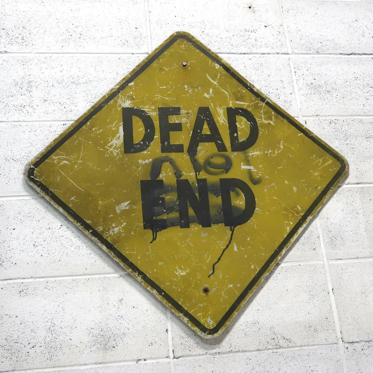 DEAD END ビンテージ ロードサイン