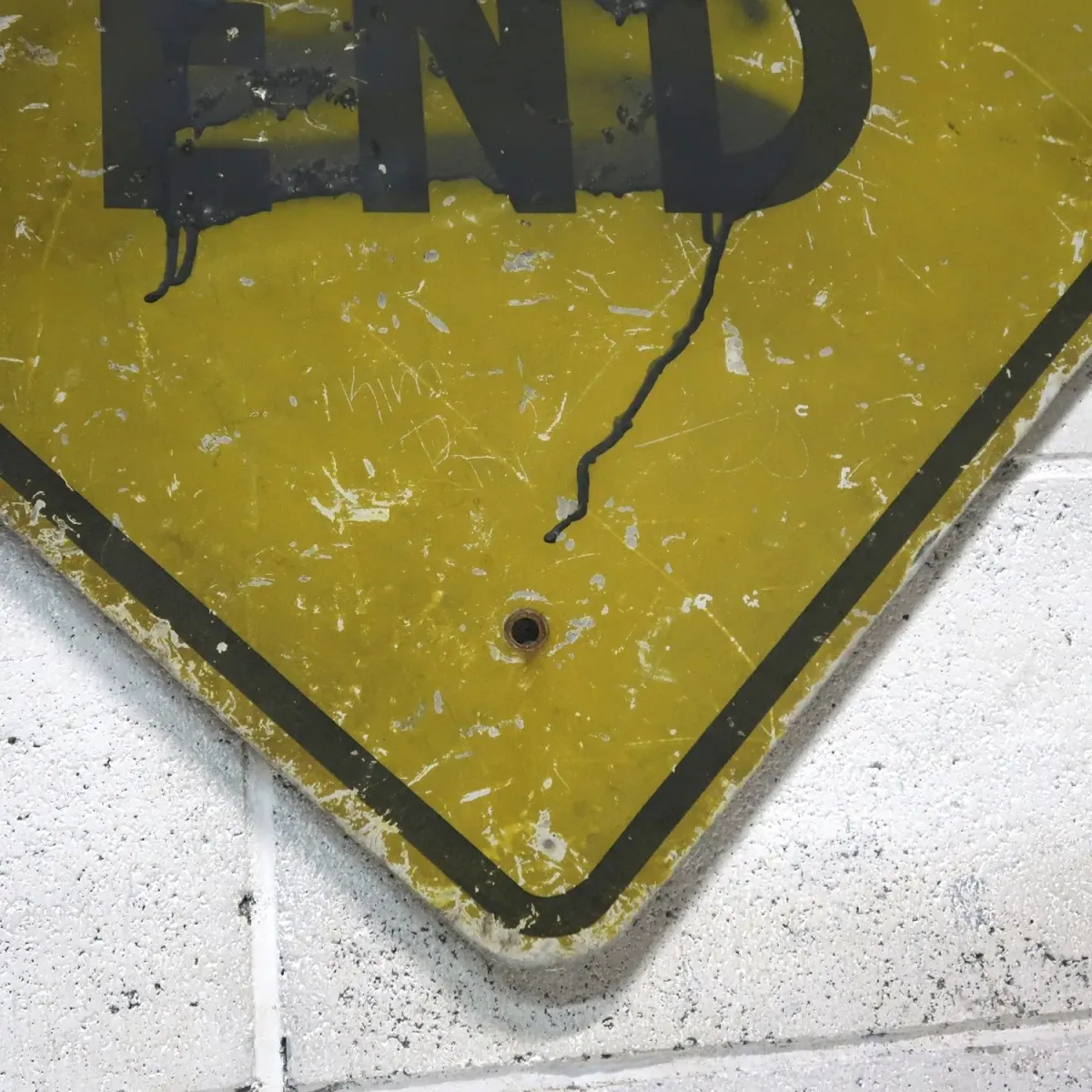 DEAD END ビンテージ ロードサイン