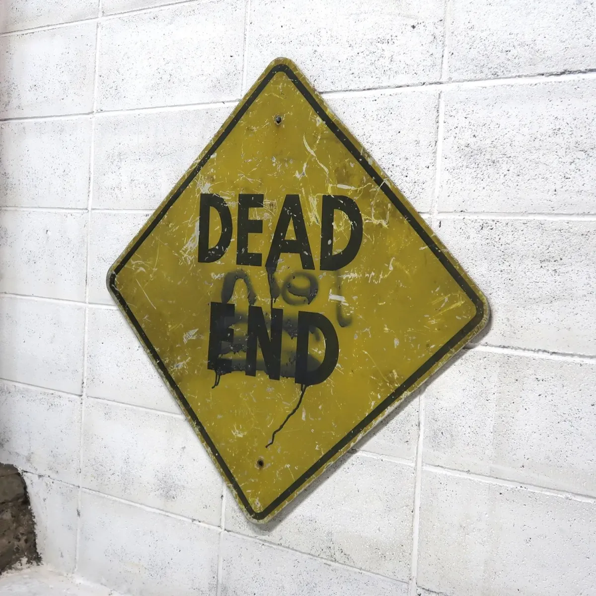 DEAD END ビンテージ ロードサイン