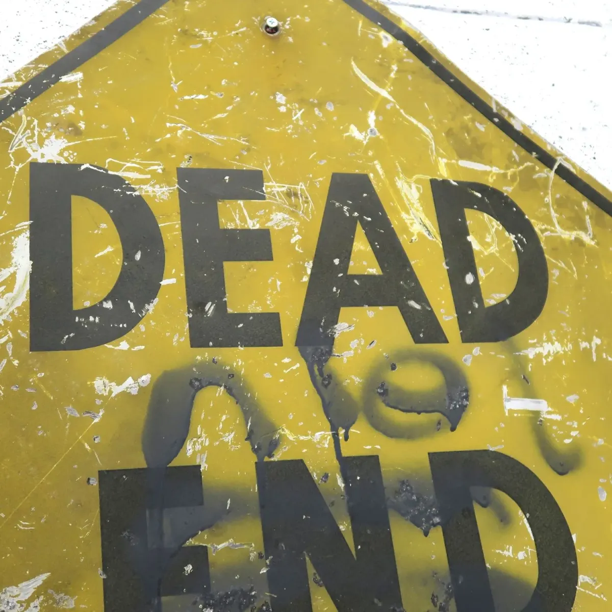 DEAD END ビンテージ ロードサイン