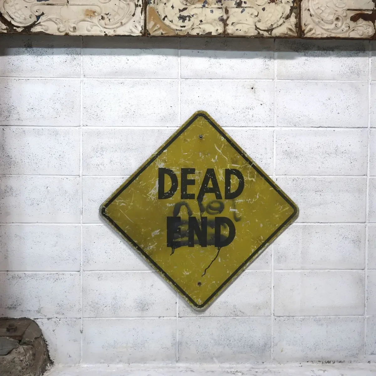 DEAD END ビンテージ ロードサイン