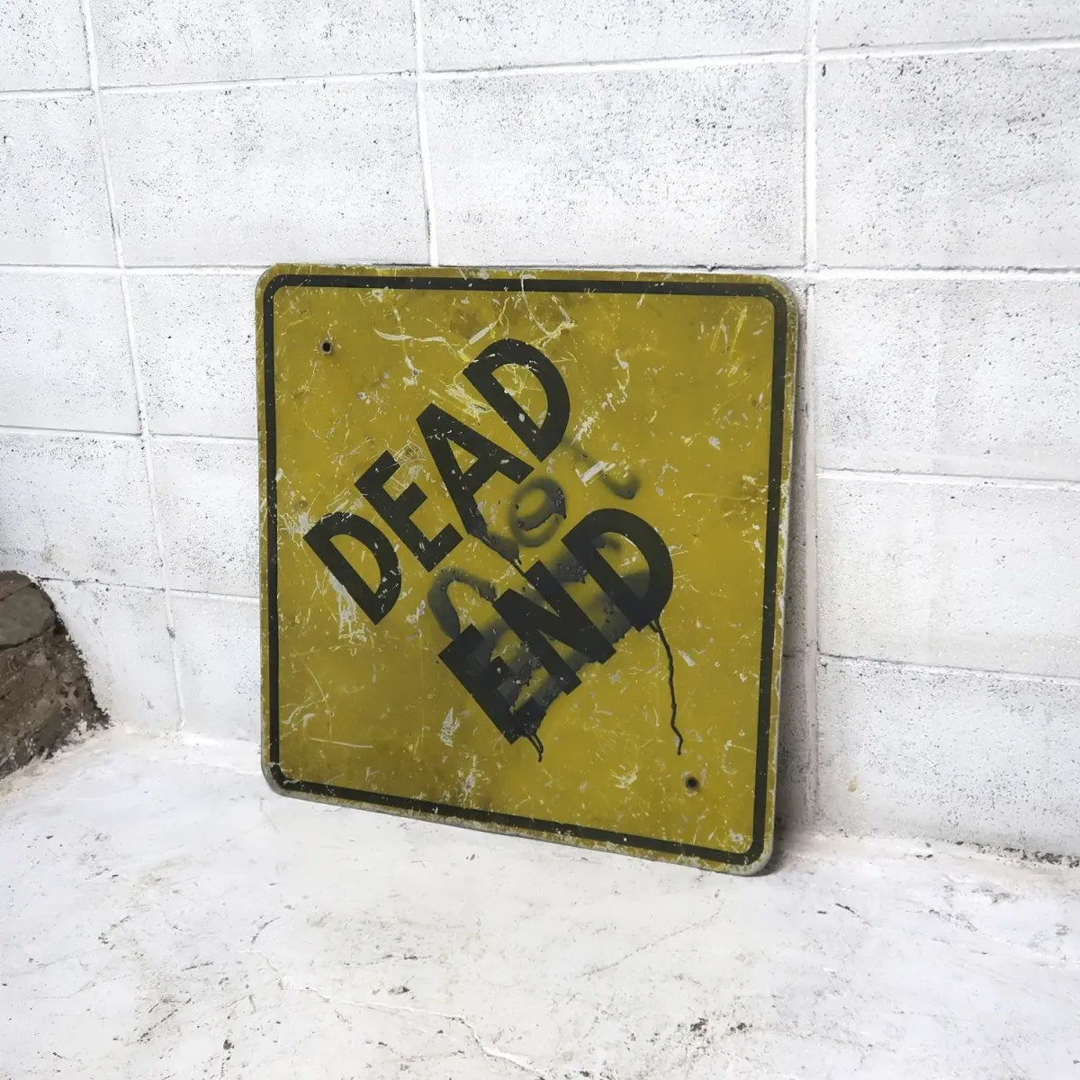 DEAD END ビンテージ ロードサイン
