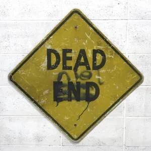 DEAD END ビンテージ ロードサイン