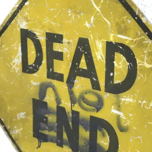 DEAD END ビンテージ ロードサイン