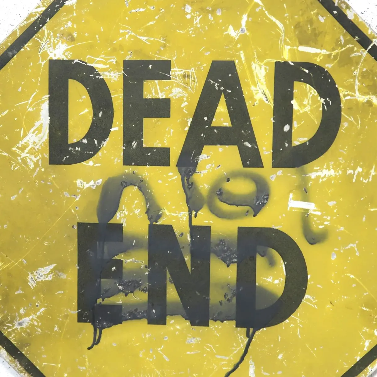 DEAD END ビンテージ ロードサイン