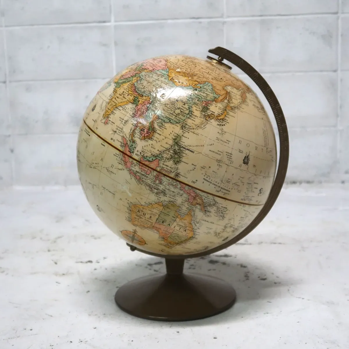 REPLOGLE 白地球儀 ホワイトオーシャン