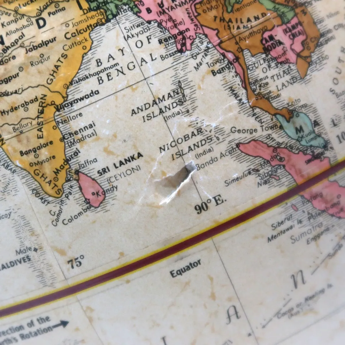 REPLOGLE 白地球儀 ホワイトオーシャン