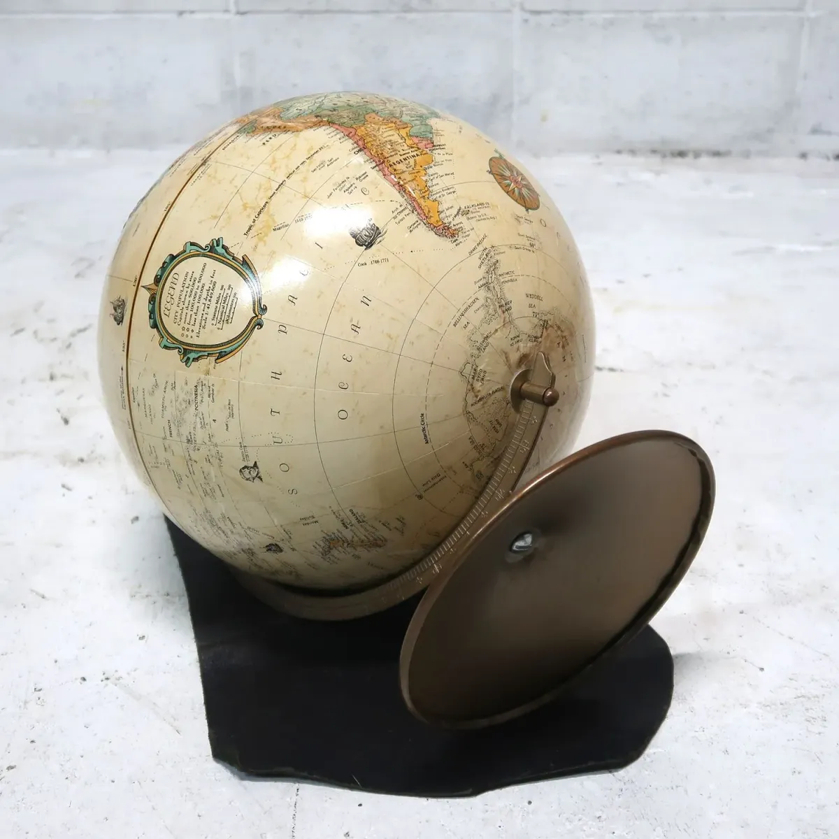 REPLOGLE 白地球儀 ホワイトオーシャン