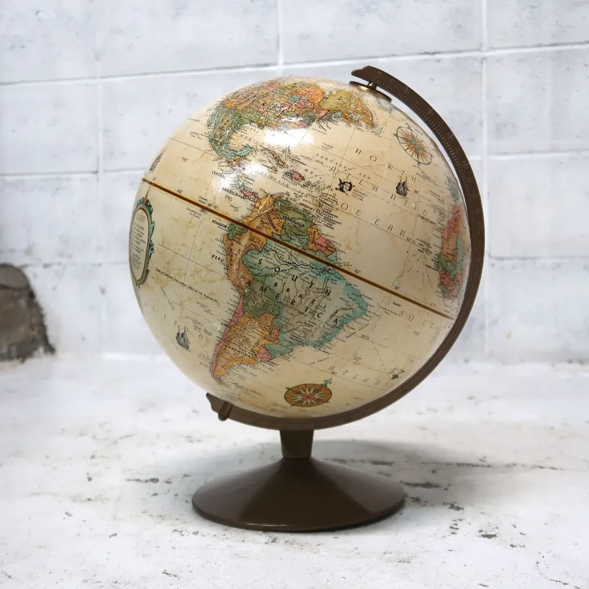 REPLOGLE 白地球儀 ホワイトオーシャン