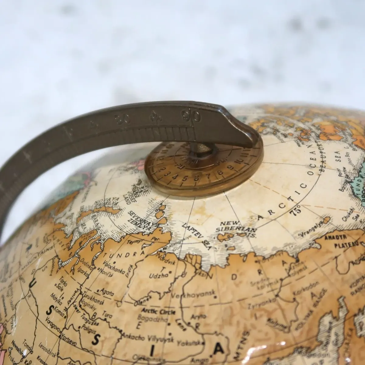 REPLOGLE 白地球儀 ホワイトオーシャン