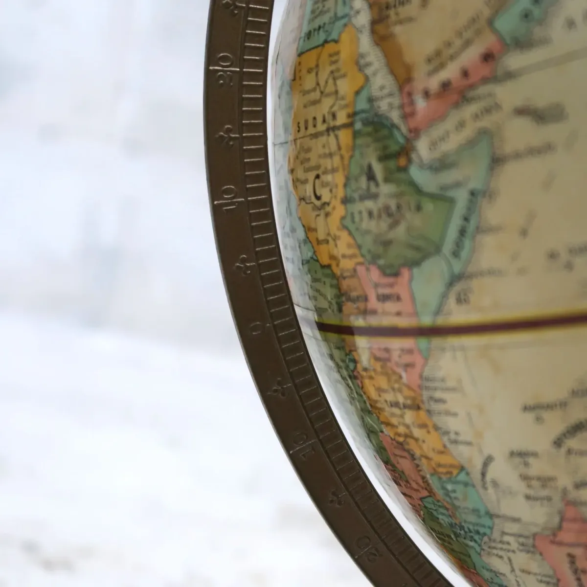 REPLOGLE 白地球儀 ホワイトオーシャン