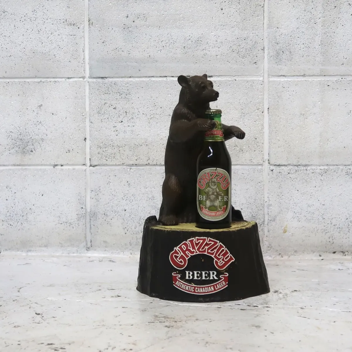 GRIZZLY BEER ビンテージ ディスプレイサイン