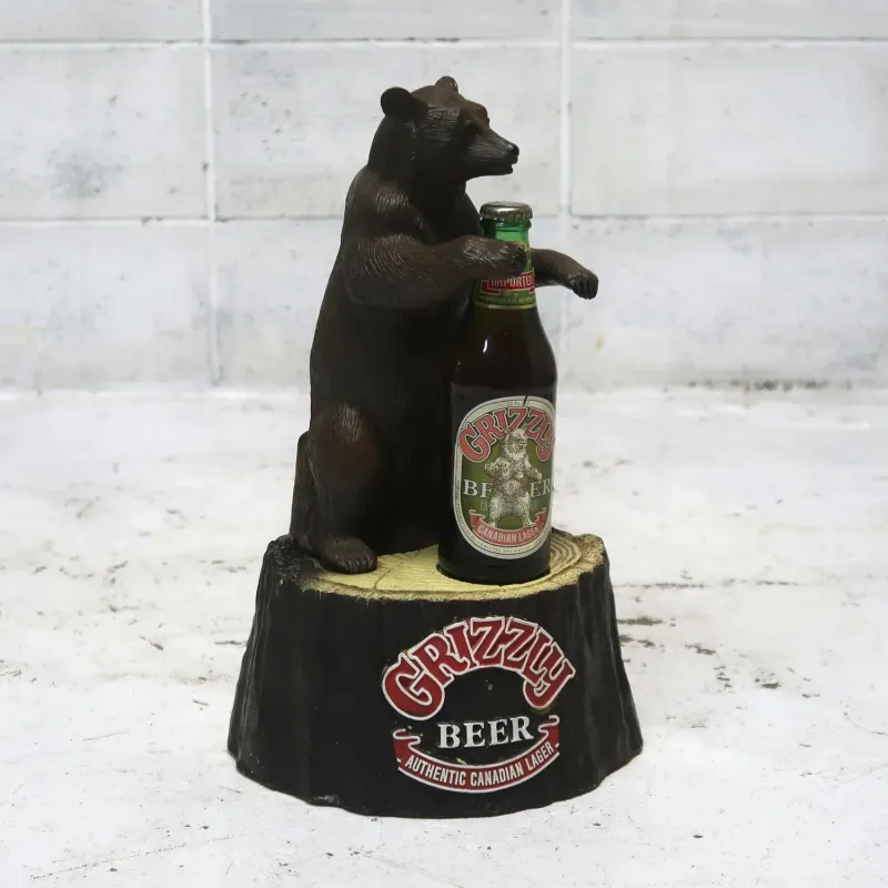 GRIZZLY BEER ビンテージ ディスプレイサイン
