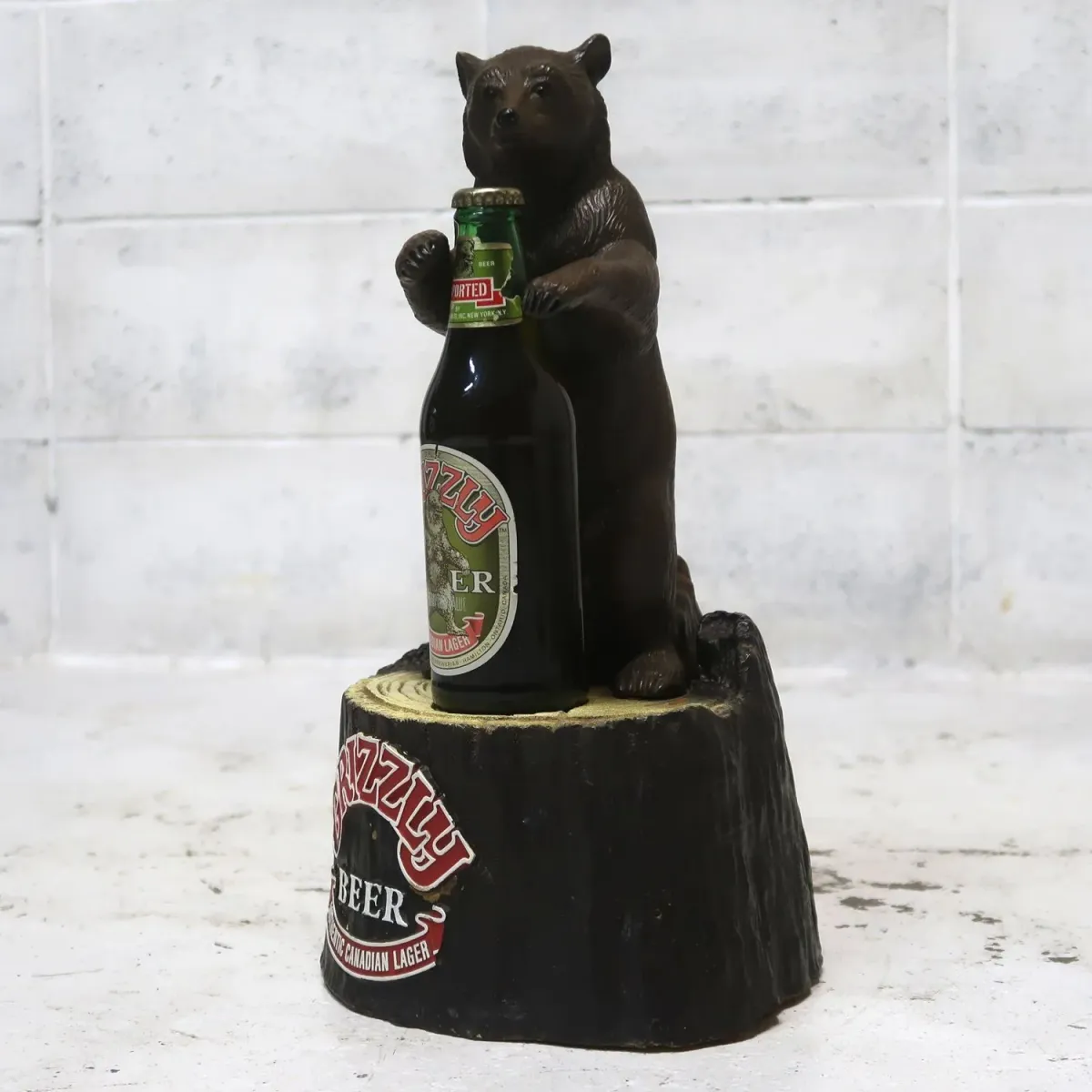 GRIZZLY BEER ビンテージ ディスプレイサイン