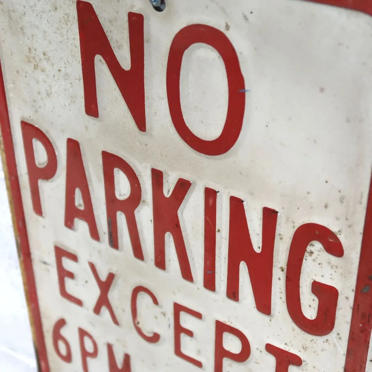 NO PARKING ビンテージ ロードサイン