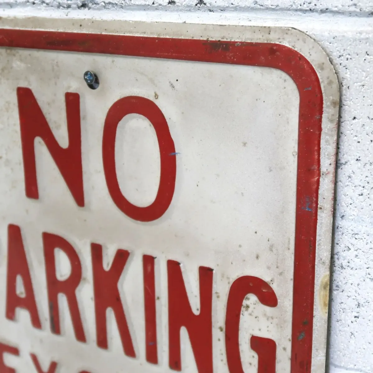 NO PARKING ビンテージ ロードサイン