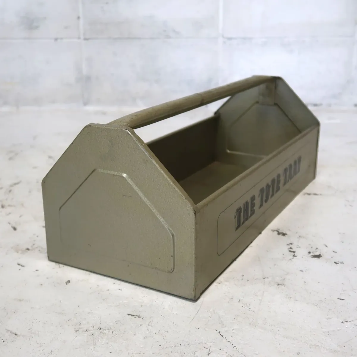 ビンテージ メタル ツールトート