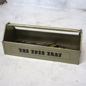 ビンテージ メタル ツールトート