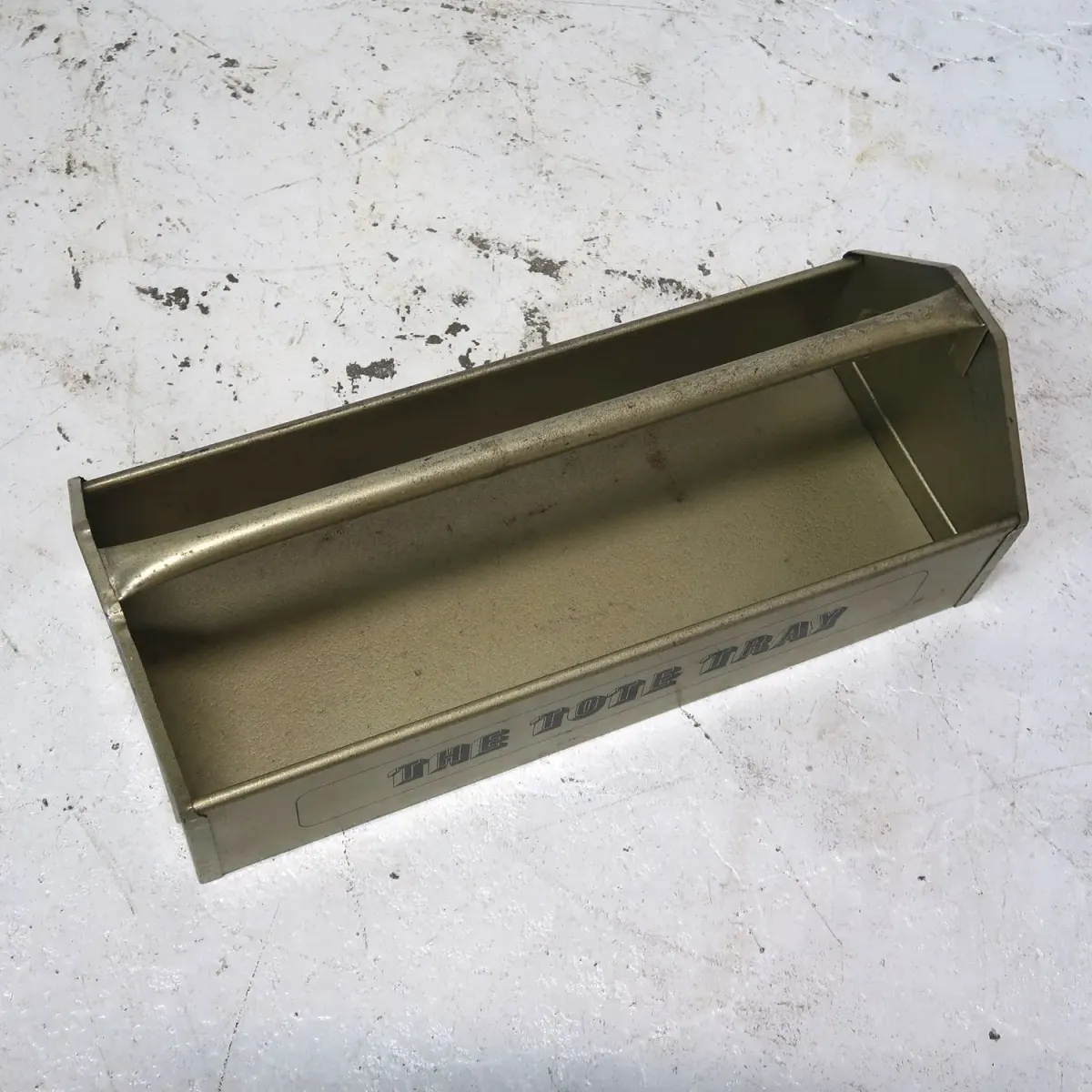 ビンテージ メタル ツールトート