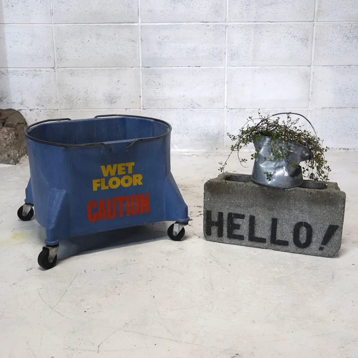 ビンテージ モップバケツ