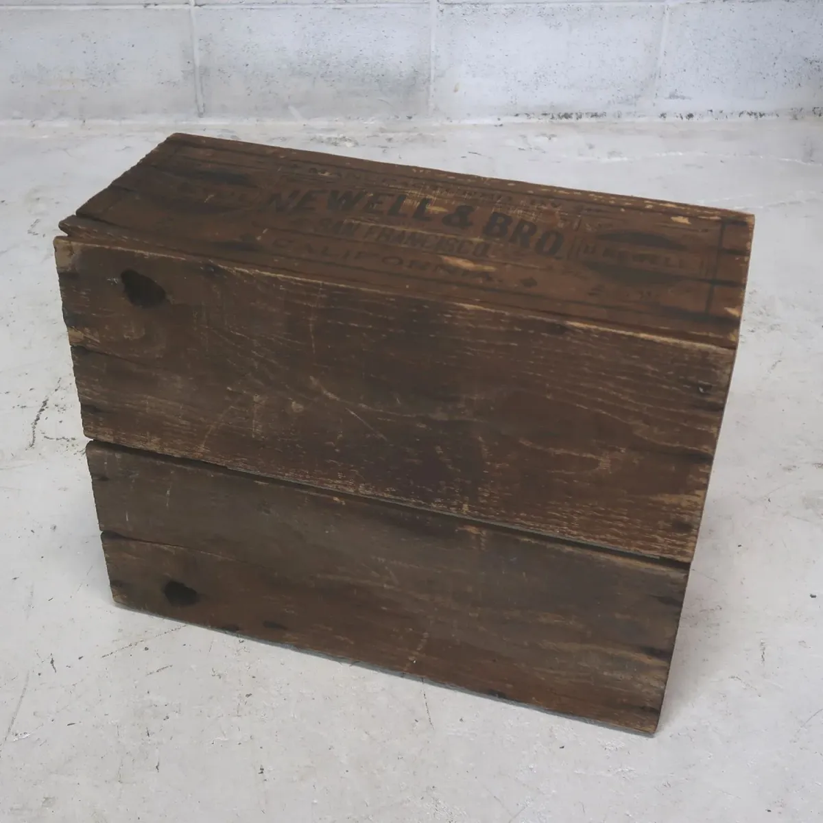 NEWELL&BRO ビンテージ ウッドボックス