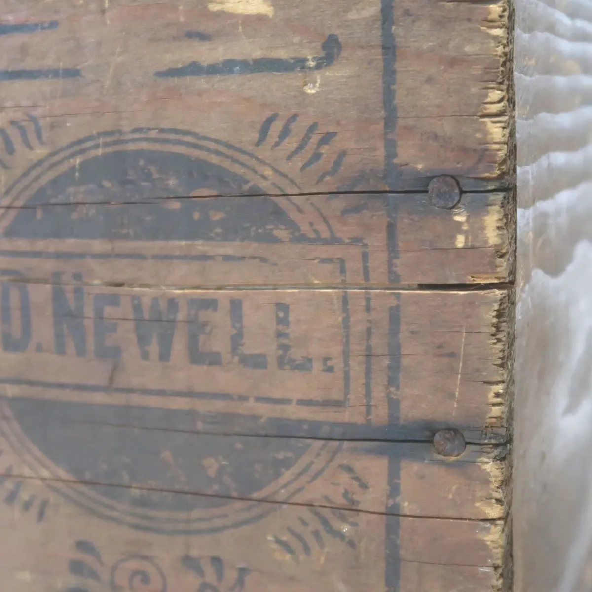 NEWELL&BRO ビンテージ ウッドボックス