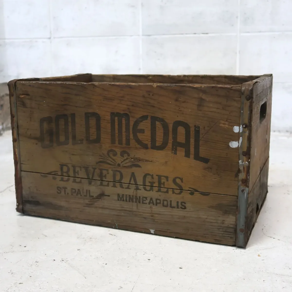 GOLD MEDAL ビンテージ ウッドボックス