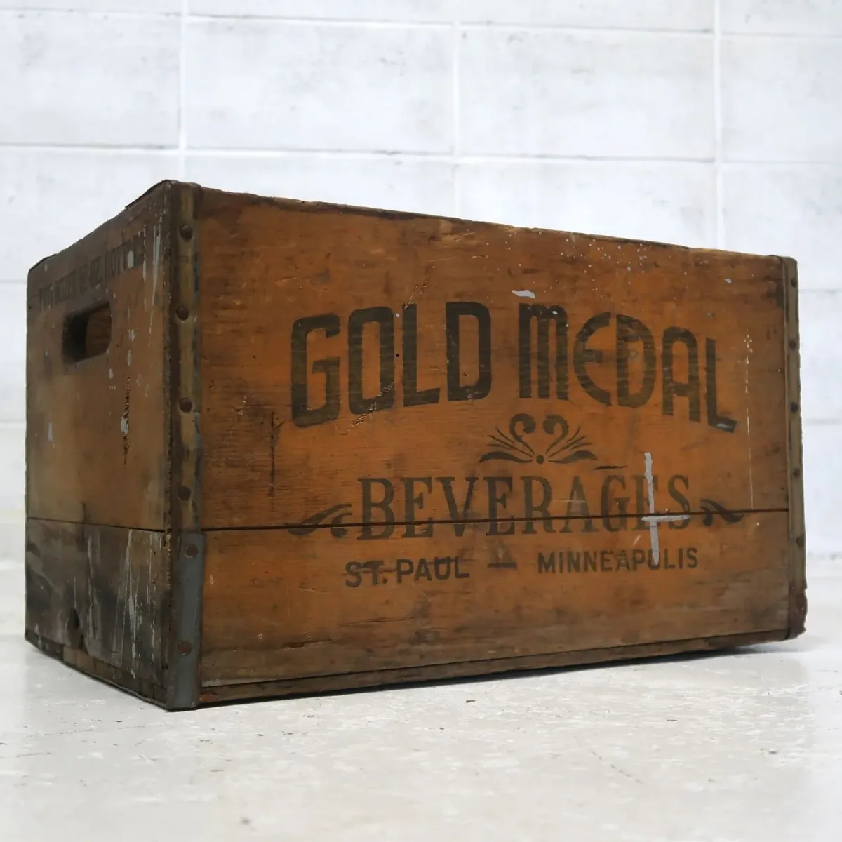 GOLD MEDAL ビンテージ ウッドボックス