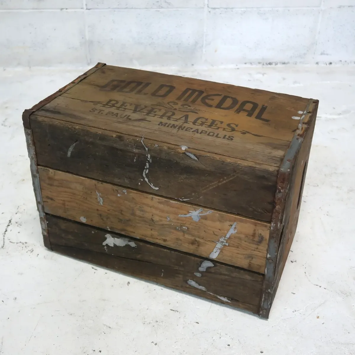 GOLD MEDAL ビンテージ ウッドボックス