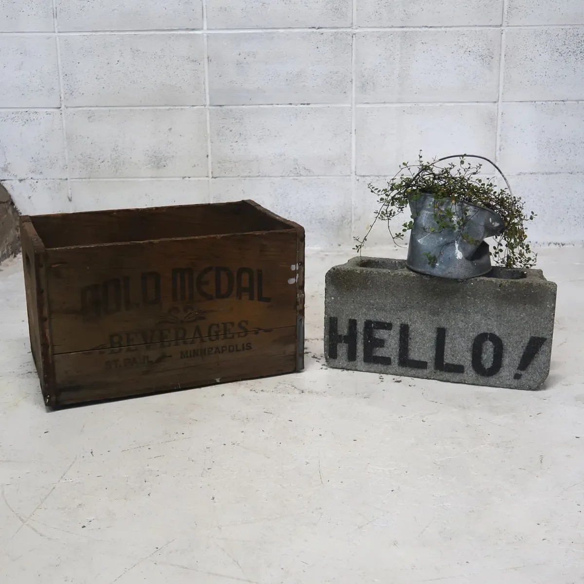 GOLD MEDAL ビンテージ ウッドボックス