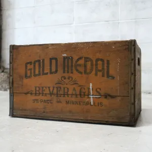GOLD MEDAL ビンテージ ウッドボックス