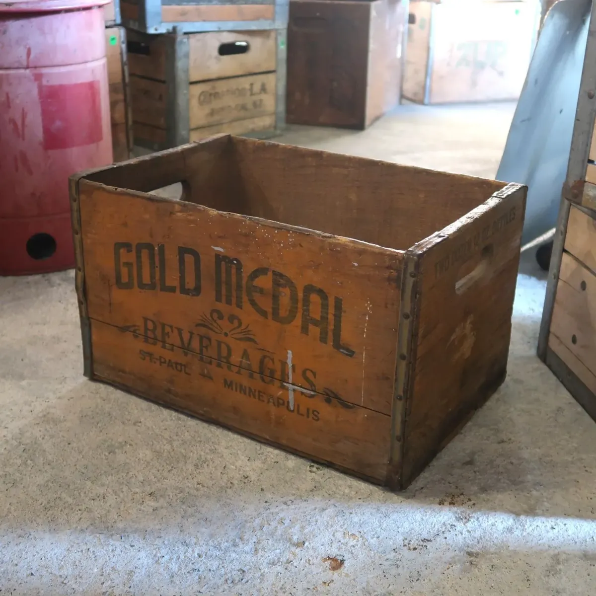 GOLD MEDAL ビンテージ ウッドボックス