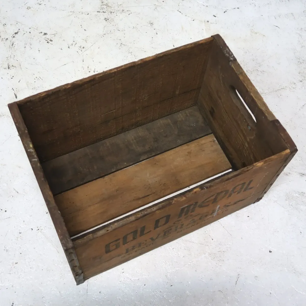 GOLD MEDAL ビンテージ ウッドボックス