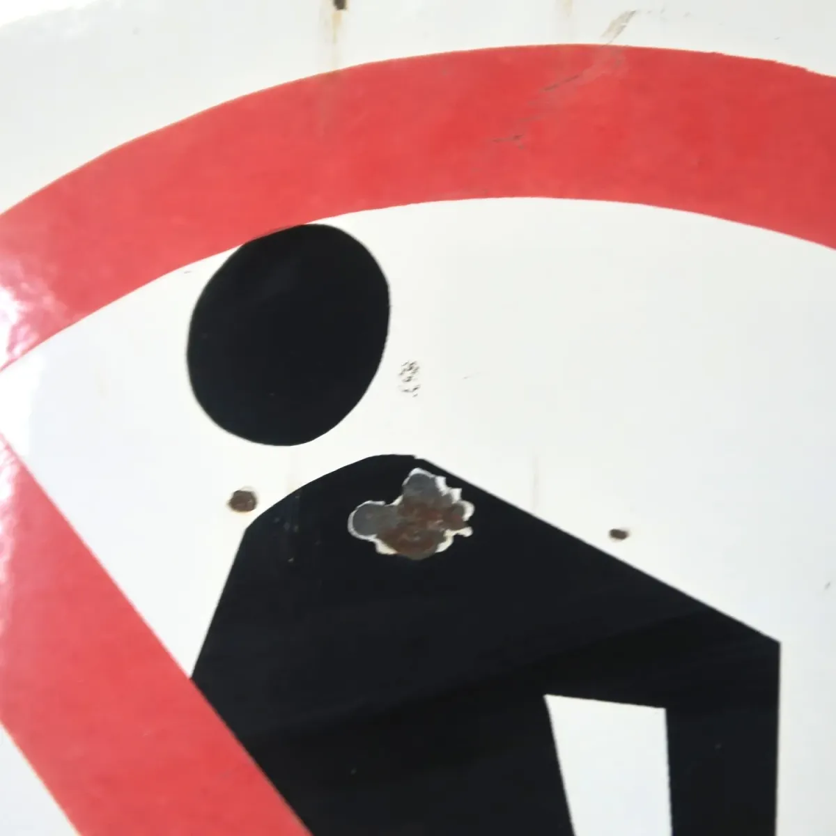 USE CROSSWALK ロードサイン ホーロー