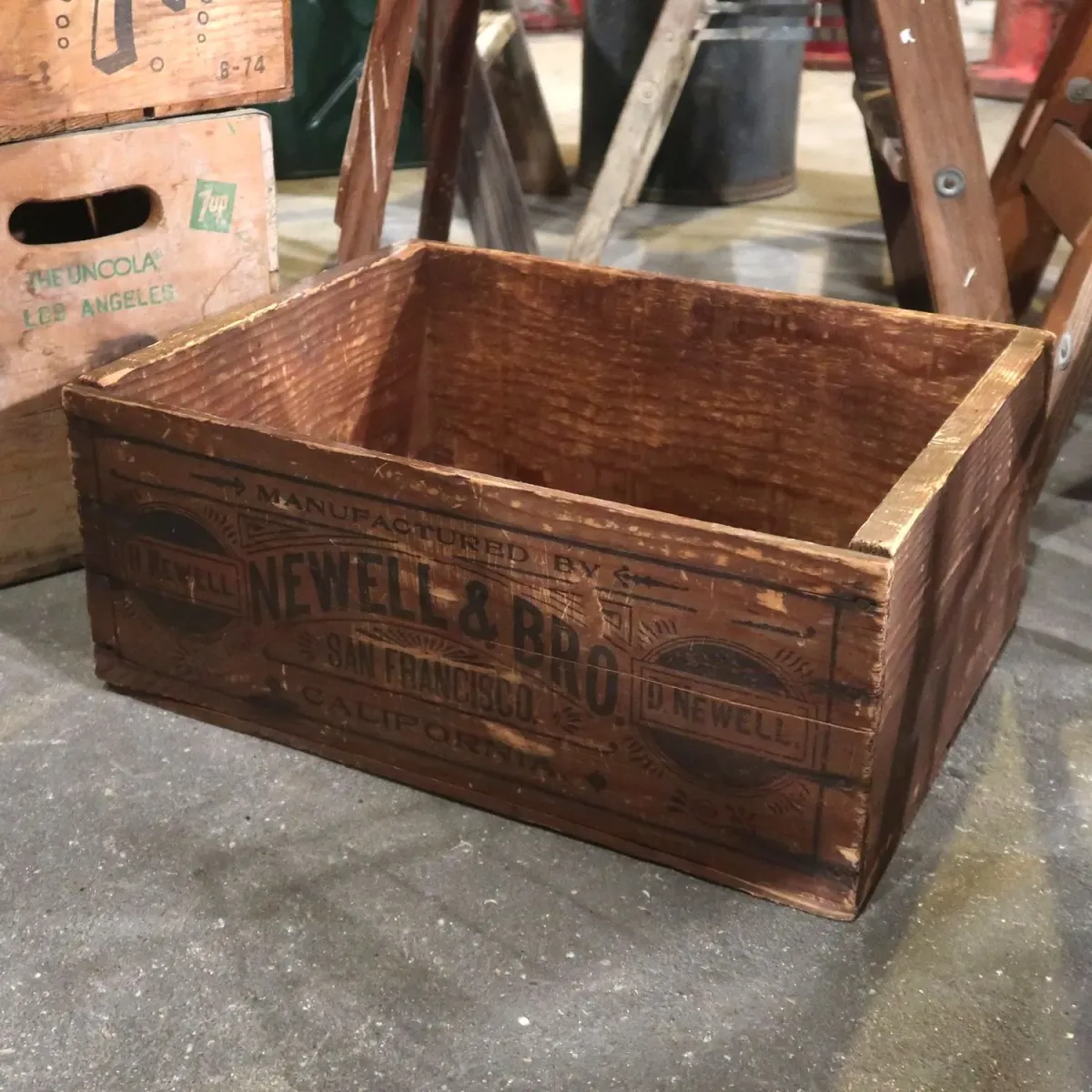 NEWELL&BRO ビンテージ ウッドボックス