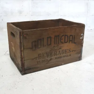 GOLD MEDAL ビンテージ ウッドボックス