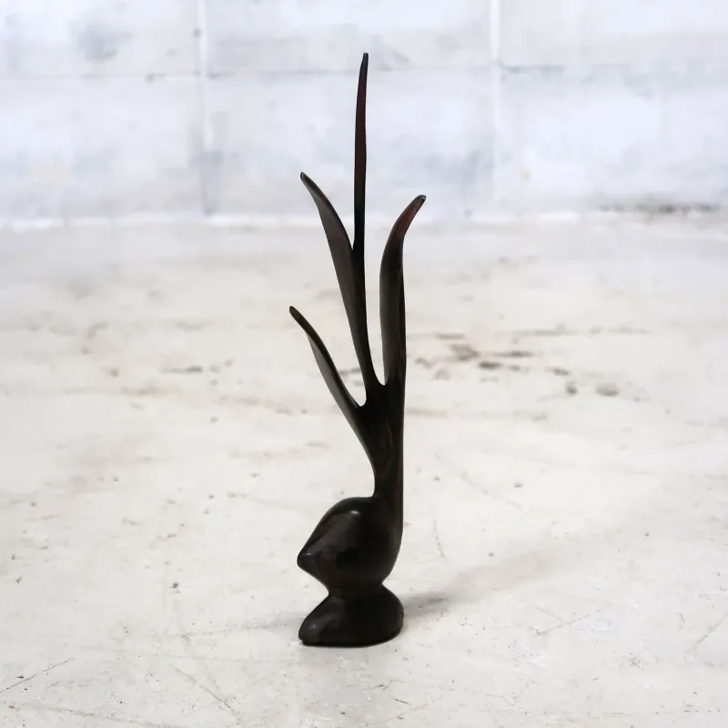 アンティーク ウッドオブジェ ココヤシ