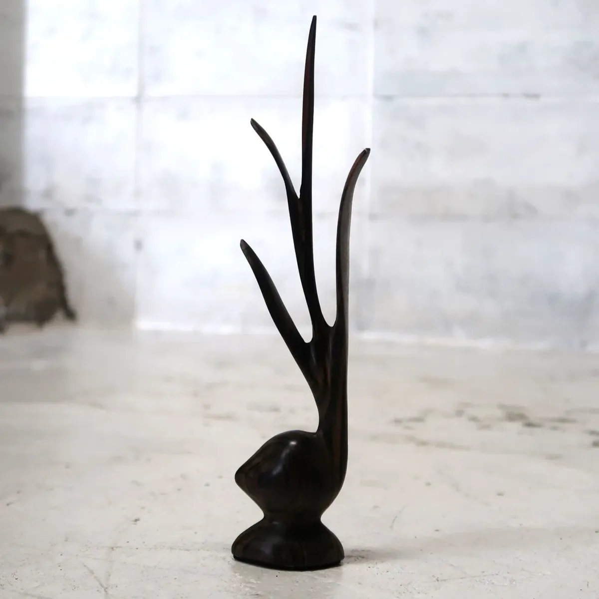 アンティーク ウッドオブジェ ココヤシ