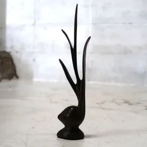 アンティーク ウッドオブジェ ココヤシ