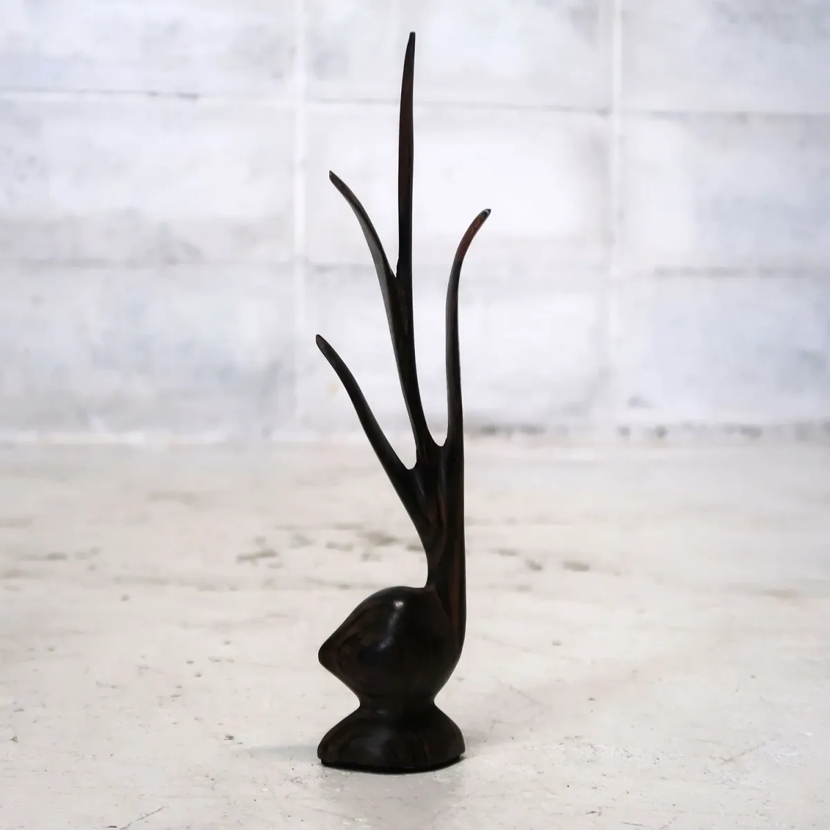 アンティーク ウッドオブジェ ココヤシ