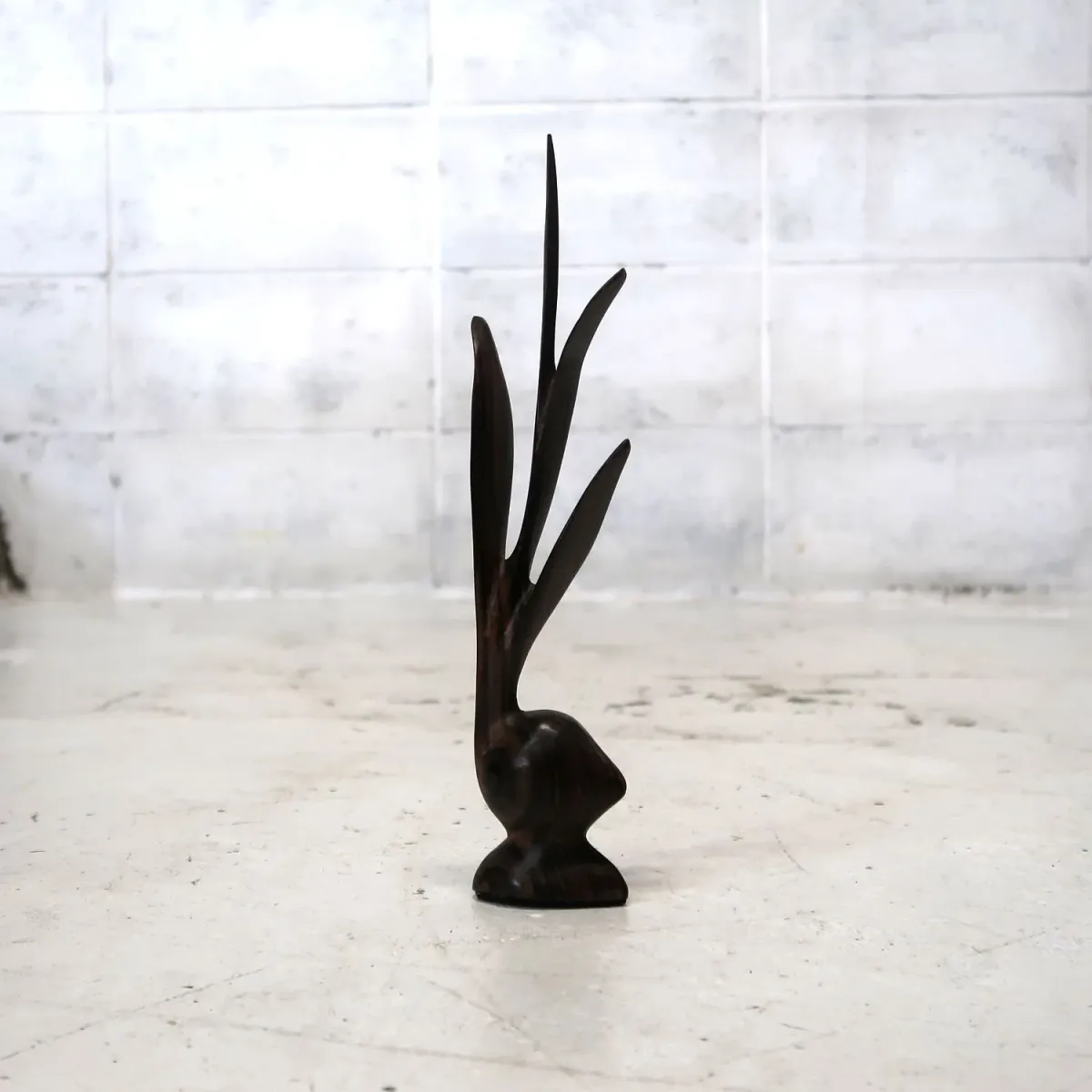 アンティーク ウッドオブジェ ココヤシ