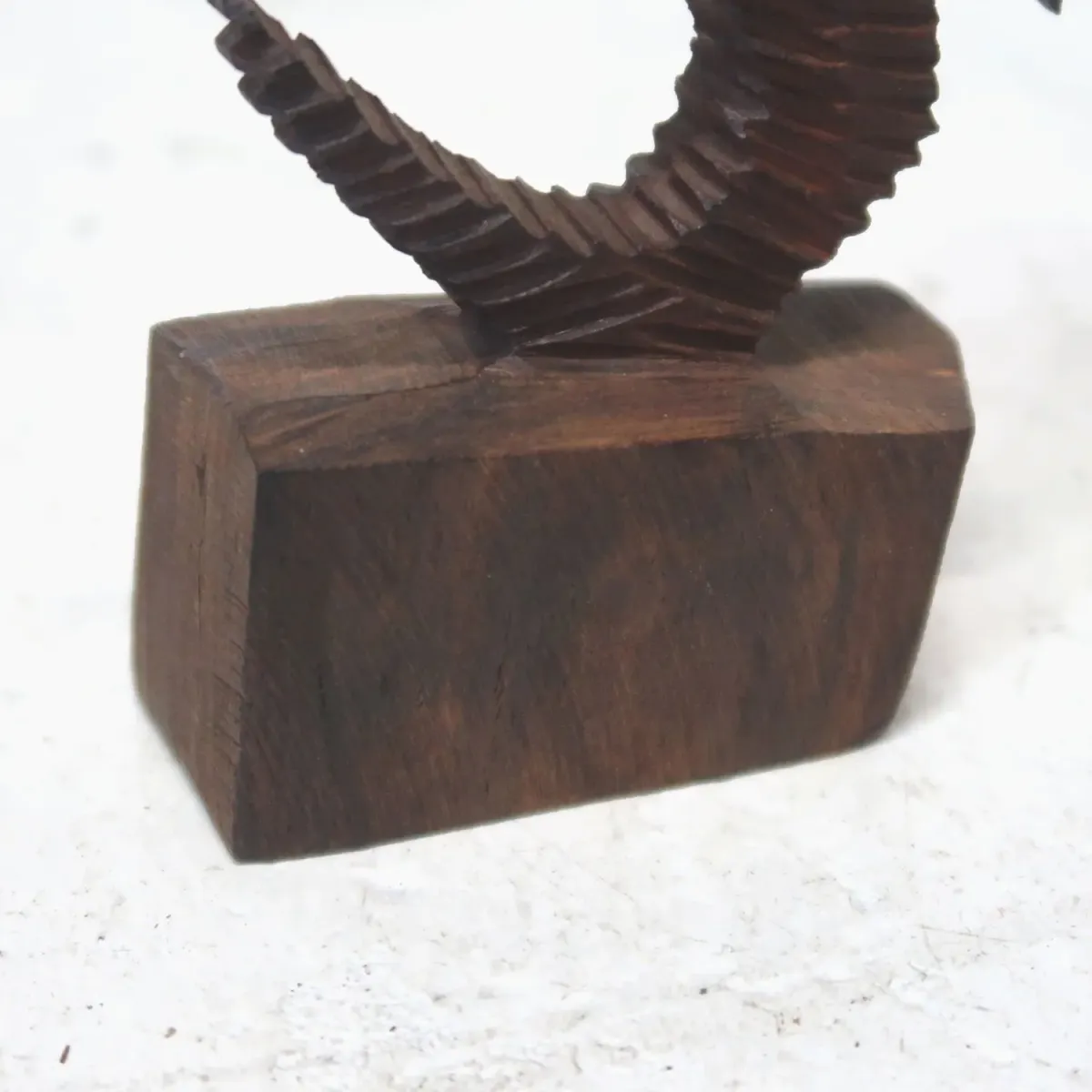 アンティーク ウッドオブジェ タツノオトシゴ