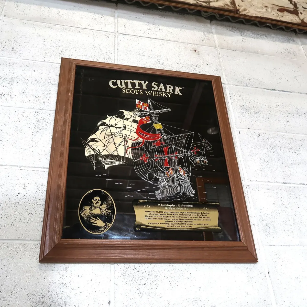 CUTTY SARK ビンテージ パブミラー