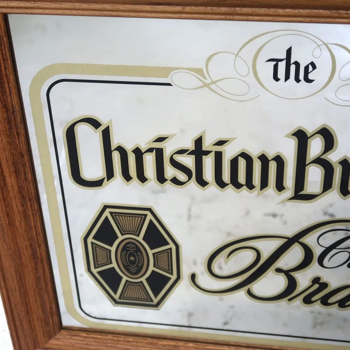 Christian Brothers ビンテージ パブミラー