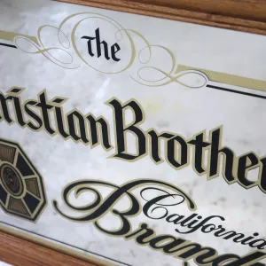 Christian Brothers ビンテージ パブミラー