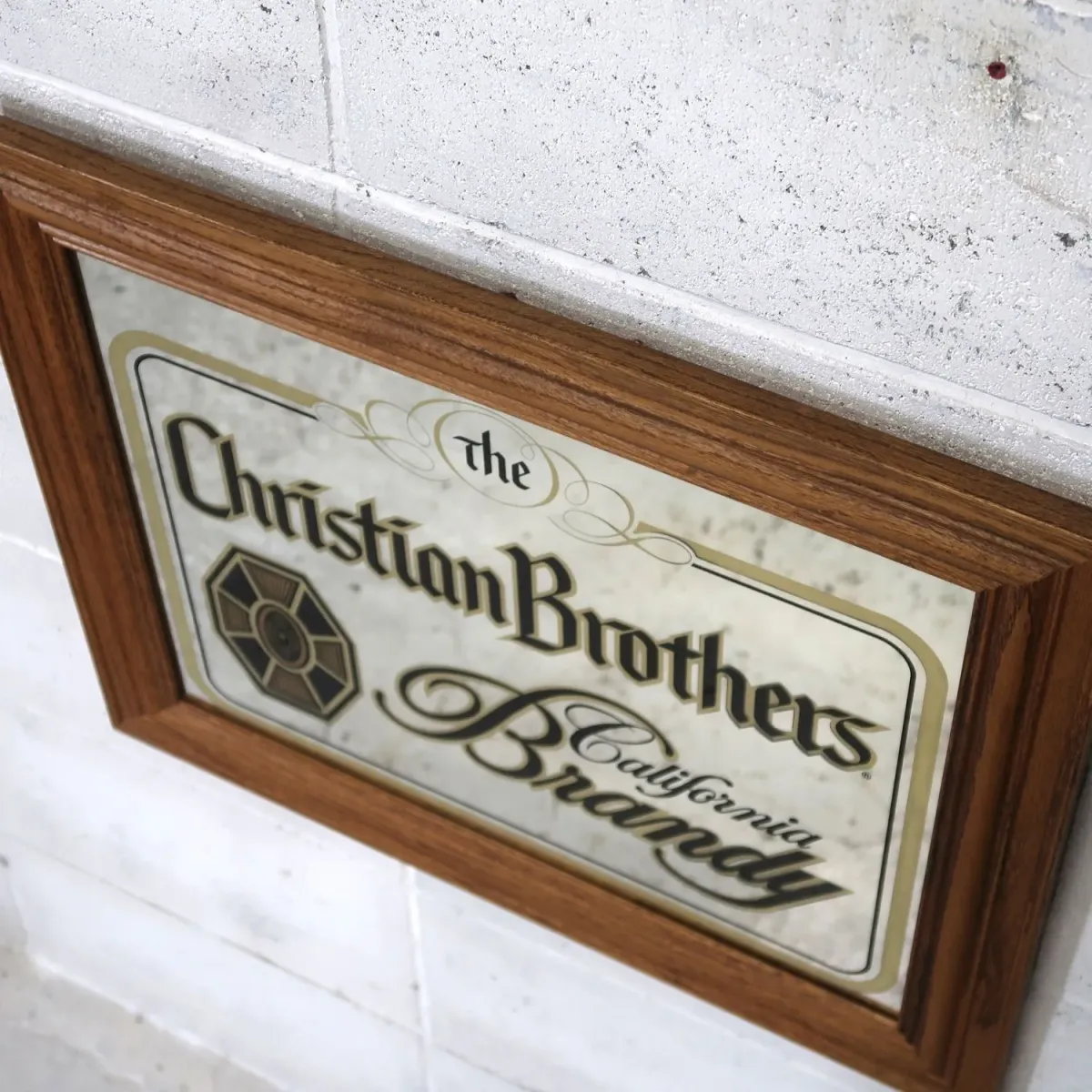 Christian Brothers ビンテージ パブミラー