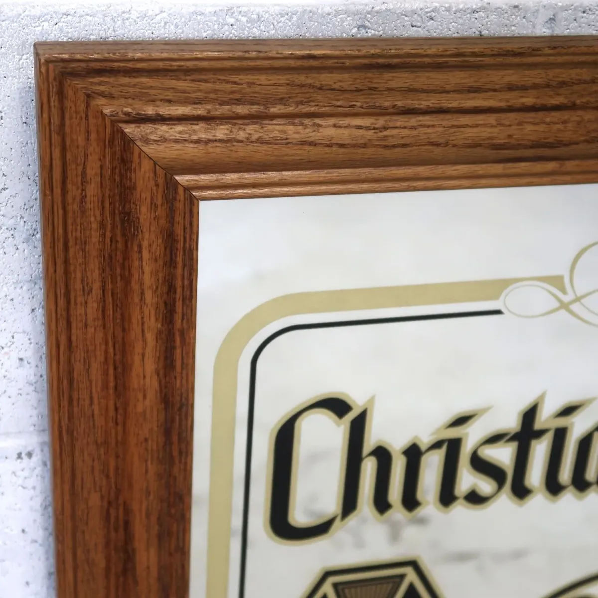 Christian Brothers ビンテージ パブミラー