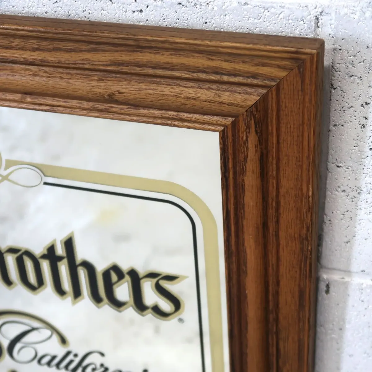 Christian Brothers ビンテージ パブミラー