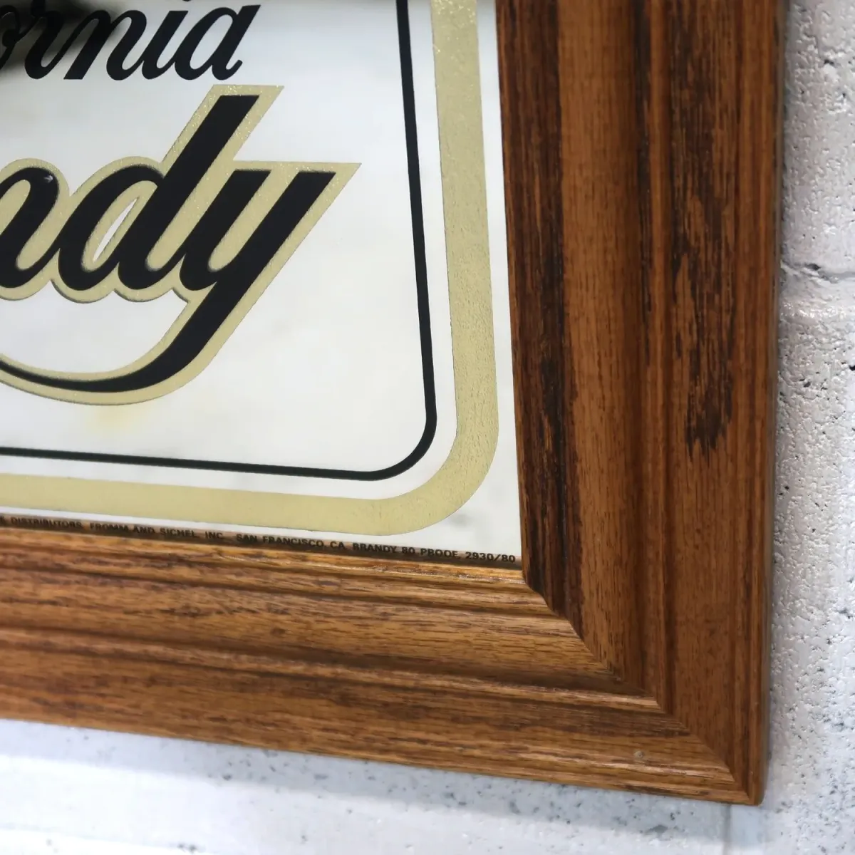 Christian Brothers ビンテージ パブミラー