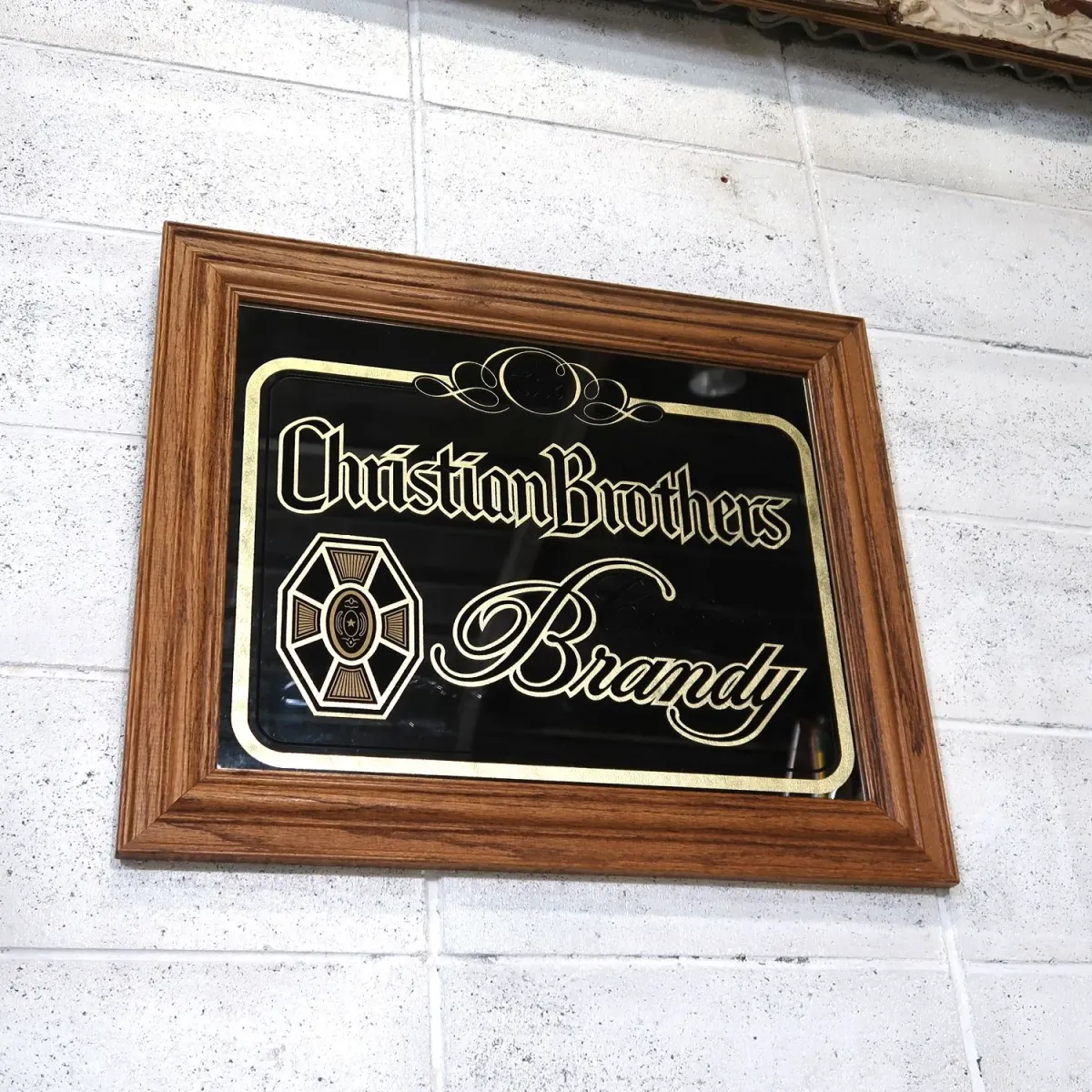 Christian Brothers ビンテージ パブミラー